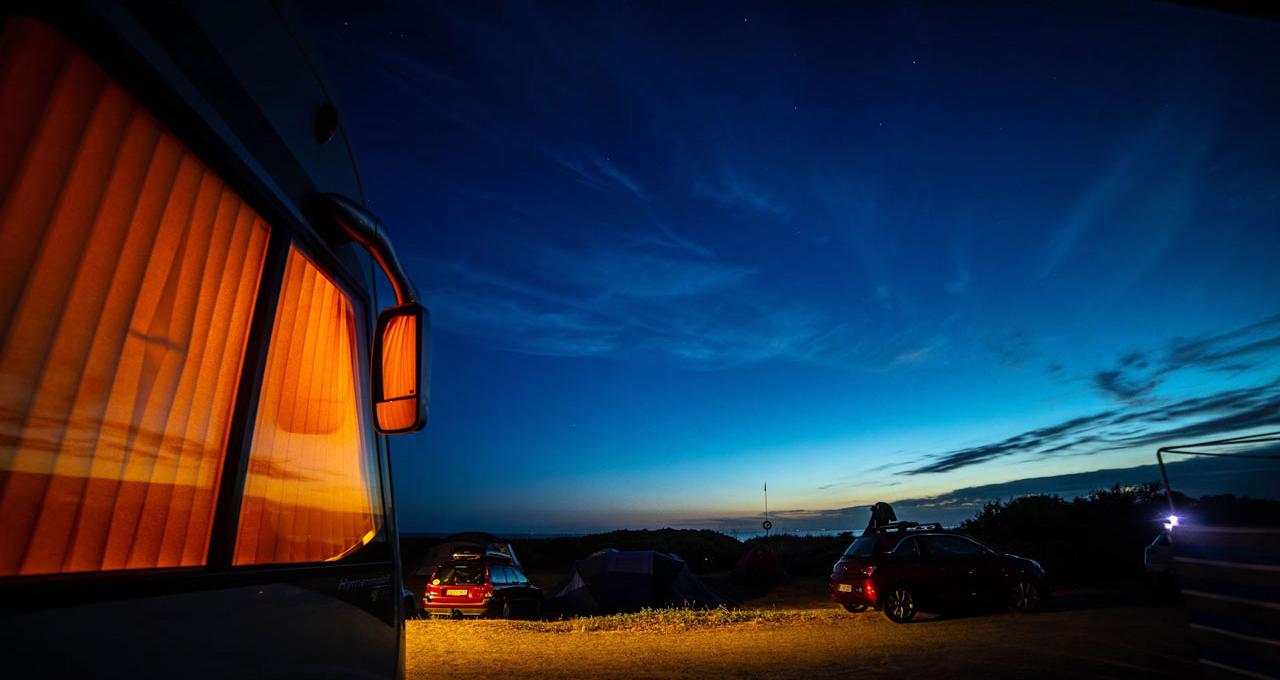 Campingboende i Skåne